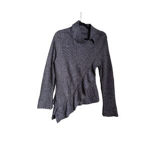 Knitted & knotted by Anthropologie asymmetric sweater Medium